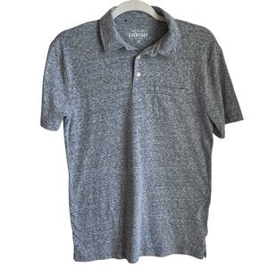 Crewcuts Everyday Gray Polo Boys Size 16 VGUC